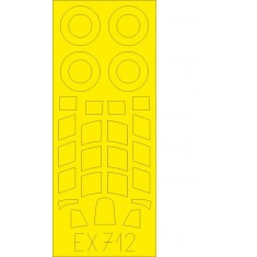 1/48 Hawker Hurricane Mk.I Paint Masking for Airfix kits