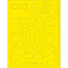 1/48 North American B-25D Mitchell TFace Paint Masking for Revell kits
