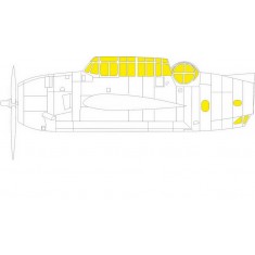 1/48 Grumman TBF-1C Avenger TFace Paint Masking for Academy kits