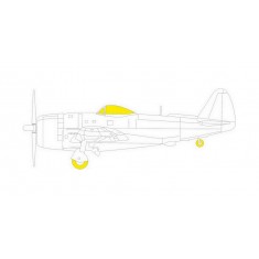 1/48 Republic P-47N Thunderbolt Paint Masking for Academy kits