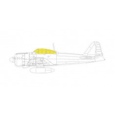 1/48 Mitsubishi A6M3 Zero Paint Masking for Eduard kits