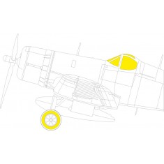 1/48 Vought F4U-1A Tface Masking for HobbyBoss kits