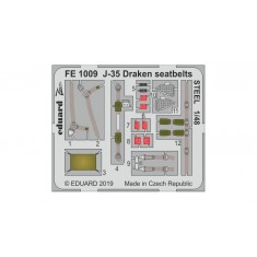 1/48 Saab J-35 Draken Seatbelts (steel) Set for Hasegawa kits