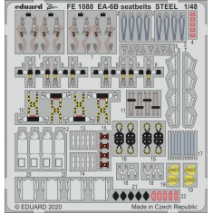 1/48 Northrop Grumman EA-6B Seatbelts Set for Kinetic kits