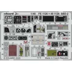 1/48 Douglas SBD-2 Dauntless Detail Set for Academy kits