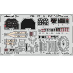 1/48 P-51D-5 Mustang Weekend Edition Detail Set for Eduard kits