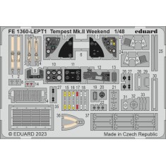 1/48 Hawker Tempest Mk.II Weekend Detail Set for Eduard kits