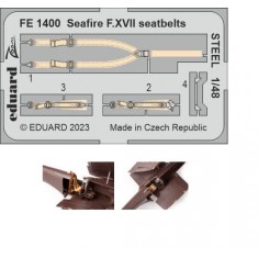 1/48 Supermarine Seafire F.XVII Seatbelts for Airfix kits