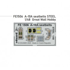 1/48 A-10A Seatbelts for Great Wall Hobby kits