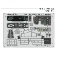 1/48 MH-60L Black Hawk Helicopter PE parts for ICM kits