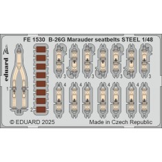 1/48 B-26G Marauder Seatbelts Detail Parts for ICM kits
