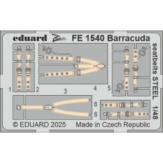 1/48 Fairey Barracuda Seatbelts Detail set for Trumpeter kits