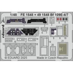 1/48 Bf 109E-4/7 Detail Set for Tamiya kits