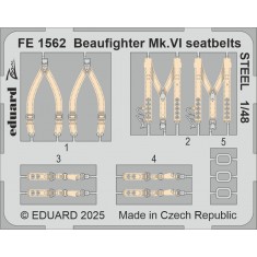 1/48 Beaufighter Mk.VI Seatbelts for Revell kits