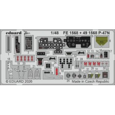 1/48 P-47N Thunderbolt Detail Set for MiniArt kits