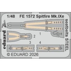 1/48 Spitfire Mk.Ixe Seatbelts Detail Parts for Airfix kits