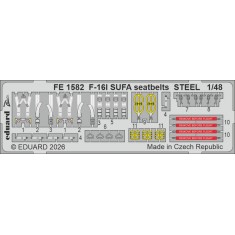 1/48 F-16I Sufa Seatbelts set for Great Wall Hobby kits