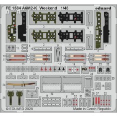 1/48 A6M2-K Weekend Edition Detail Set for Eduard kits