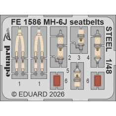 1/48 MH-6J Seatbelts set for ICM kits