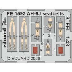 1/48 AH-6J Seatbelts for ICM Kits