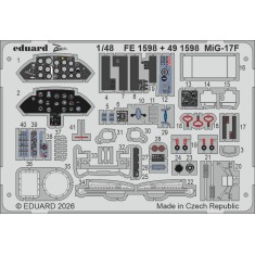 1/48 Mikoyan-Gurevich MiG-17F Detail Set for Kinetic Kit