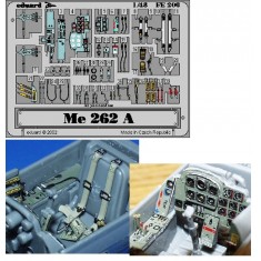 Colour Photoetch for 1/48 Messerschmitt Me 262A Schwalbe for Tamiya kit