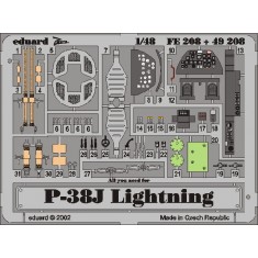 1/48 Lockheed P-38J Lightning Colour Photoetch Set Vol.2 for Hasegawa kit