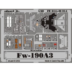 1/48 Focke-Wulf Fw 190A-3 Colour Photoetch Set Vol.2 for Tamiya kit