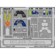 Colour Photoetch for 1/48 Macchi MC.202 Folgore for Hasegawa kit
