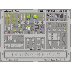 1/48 Bae Harrier Gr Mk.7 Colour Photoetch Set Vol.2 for Hasegawa kit
