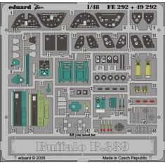 Colour Photoetch for 1/48 Buffalo Model 339 for Tamiya kit