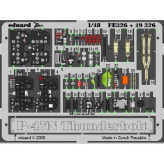Colour Photoetch for 1/48 Republic P-47N Thunderbolt for Academy kit