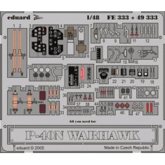 1/48 Curtiss P-40N Warhawk Colour Photoetch Detail Set Vol.2 for Hasegawa kit
