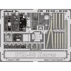 1/48 PZL-23 Karas Colour Photoetch Set Vol.2 for Mirage kit