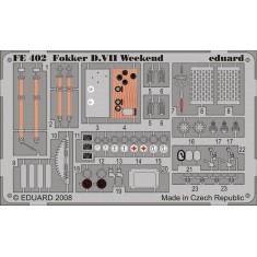 Colour Photoetch for 1/48 Fokker D.VII Weekend for Eduard kit
