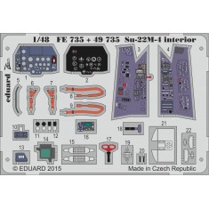 1/48 Sukhoi Su-22M-4 Interior Detail Set for Smer kit (1 PE sheet)