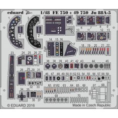 1/48 Junkers Ju 88A-5 Interior Detail Set for ICM kit #48232 (1 Photo-Etched Sheet)