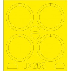 1/32 Fokker Dr.I Triplane Masking Sheet for Meng kits