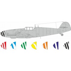 1/24 Messerschmitt Bf 109G-5/6 Spinner Spirals Paint Masks for Airfix kits