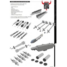 1/48 A-10C Thunderbolt II Armament Super Detail Set for Great Wall Hobby