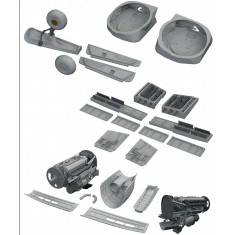 1/48 P-40K Advanced Super Detail Set for Eduard Kits