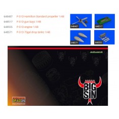 1/48 P-51D Mustang Advanced Super Detail Set for Eduard kits