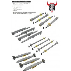 1/72 Lockheed Martin F-35C Lightning II Armament Super Set for Italeri kits