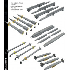 1/72 F-35B Lightning II Armament Super Detail Set for Tamiya kits