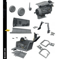 1/72 Messerschmitt Bf 109K-4 Super Detail Set for Eduard Kit