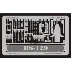 Photoetch for 1/72 Henschel Hs 129 for Italeri kit