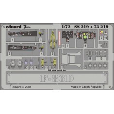 Colour Photoetch for 1/72 North American F-86D Sabre for Hasegawa kit