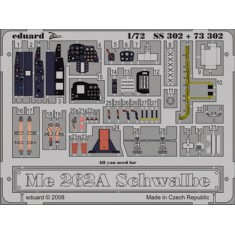 1/72 Messerschmitt Me 262A Schwalbe Colour Photoetch Set Vol.2 for Academy