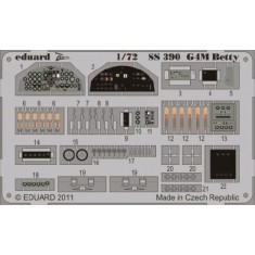 Colour Photo-etched Set for 1/72 Mitsubishi G4M Betty for Hasegawa kit