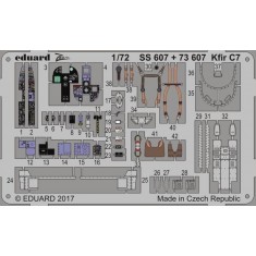 1/72 IAI Kfir C7 Interior Detail Set for AMK kit